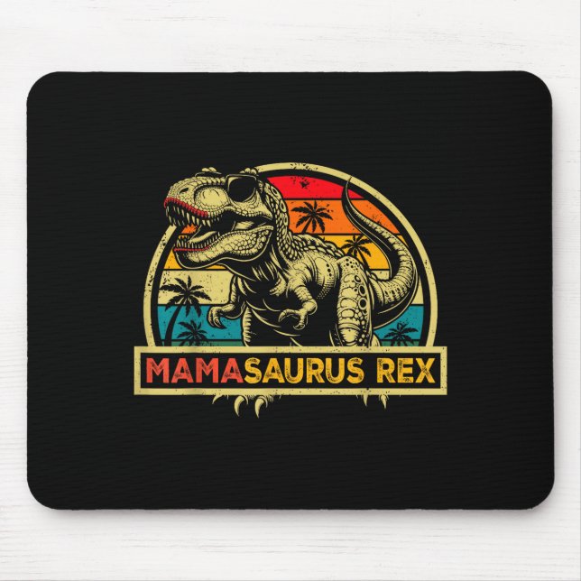 Mamasaurus Rex Trex Dinosaur Mama Saurus Rex Famil Musmatta (Framsidan)
