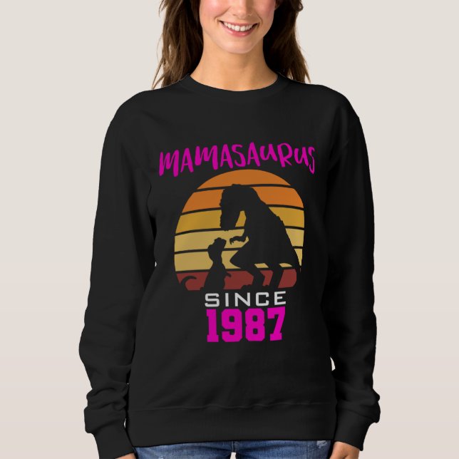 Mamasaurus since 1987 t shirt (Framsida)