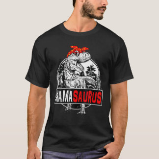 Mamasaurus T Rex Dinosaur Funny Mamma Saurus Famil Shirt