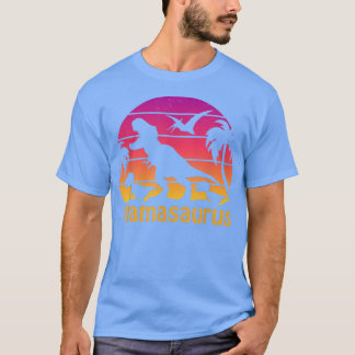 MAMASAURUS T Rex Dinosaur Funny Mamma Saurus Mor Shirt