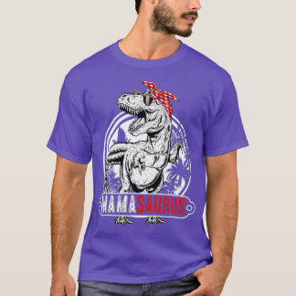 Mamasaurus T rex Dinosaur Funny Mamma Saurus Mor Shirt