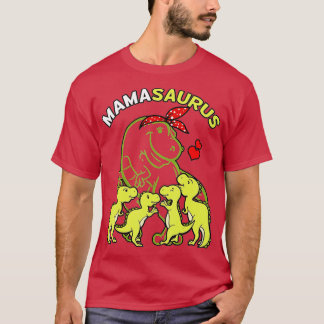 Mamasaurus T rex Dinosaur Funny Mamma Saurus Mor T Shirt