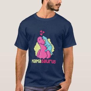Mamasaurus T Rex Dinosaur Mama Saurus Mors Dag Shirt