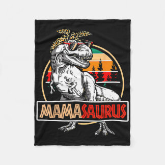 Mamasaurus T-rex Dinosaur Mamma Gifts for Mamma Mo Fleecefilt
