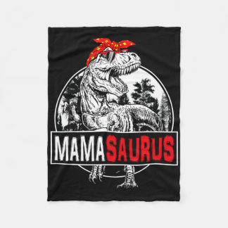 Mamasaurus T Rex Dinosaur Mamma Saurus Family Matc Fleecefilt
