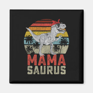 Mamasaurus T Rex Dinosaur Mamma Saurus Family Matc Magnet