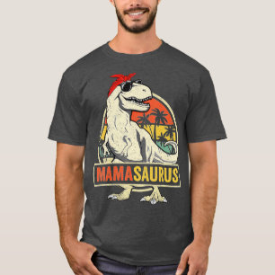 Mamasaurus T Rex Dinosaur Mamma Saurus Family Matc Shirt