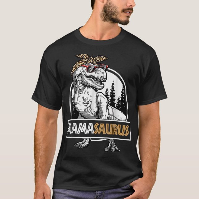 Mamasaurus T Rex Dinosaur Mamma Saurus Family Matc T Shirt (Framsida)