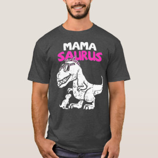 Mamasaurus T Rex Dinosaur Mamma Saurus Family Moth Shirt