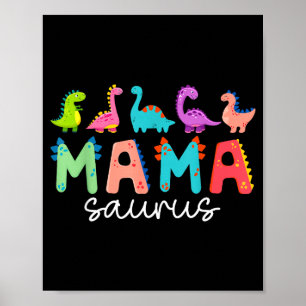 Mamasaurus t rex dinosaur mamma saurus mors dag poster