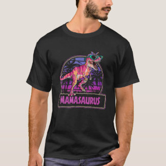 Mamasaurus T Rex Dinosaur Mamma Saurus Mors dag Shirt