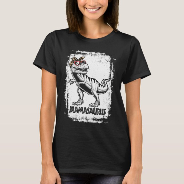 Mamasaurus T Rex Dinosaur Mor Birthday Mamma T-S T Shirt (Framsida)