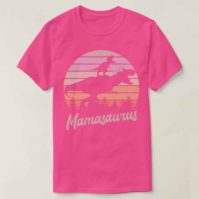 Mamasaurus TRex Dinosaur T Shirt (Design framsida)