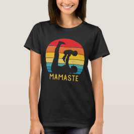 Mamaste Yoga Mamma Meditation Gift för mammor T Shirt