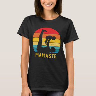 Mamaste Yoga Mamma Meditation Gift för mammor T Shirt
