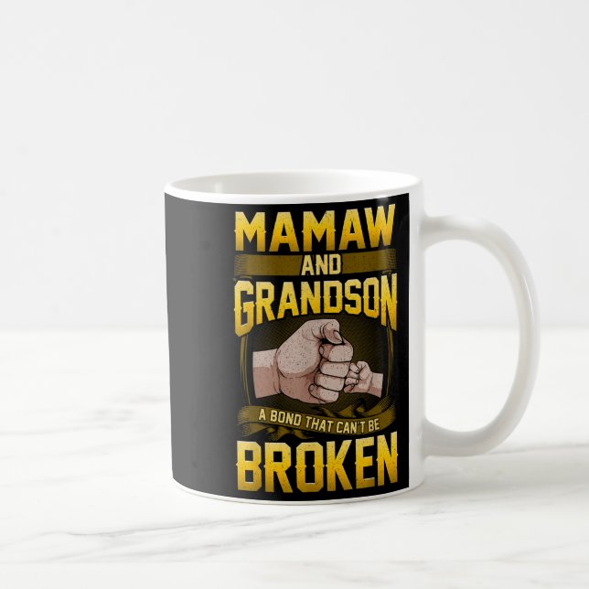 Mamaw And Grandson A Bond That Can't Be Broken Shi Kaffemugg (Höger)