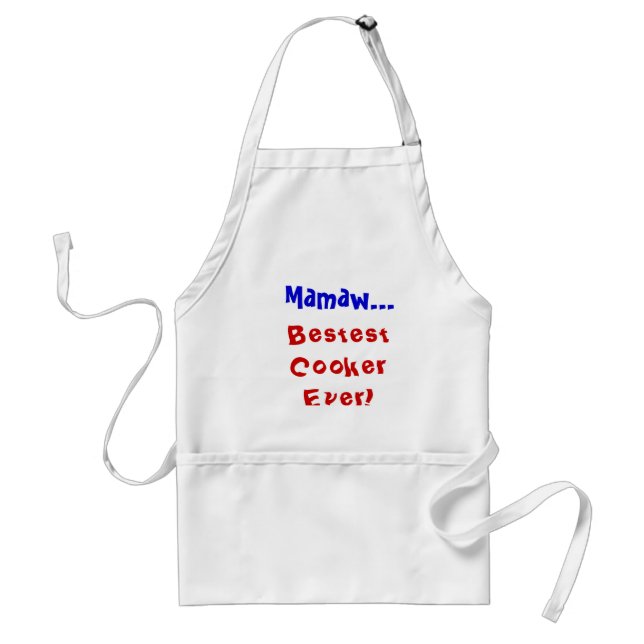 "Mamaw… Bestest spis någonsin!", Förkläde (Framsidan)