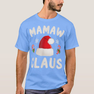Mamaw Claus jul Pajama Family Matching Julafton T Shirt