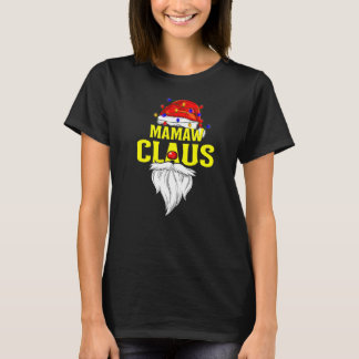 Mamaw Claus jul Pajama Family Matching T Shirt