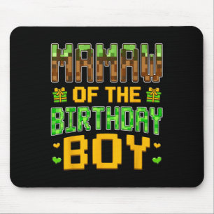 Mamaw of the Birthday Boy Video Gamer Birthday Par Musmatta