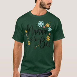 Mamaw to Bee, meddelande om Gravid för Mamma T Shirt