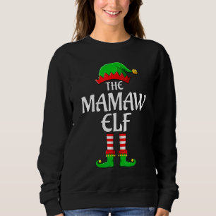 Mamaw Tomte Matchande Familj Jul Pyjamas T Shirt