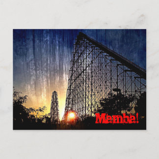 Mamba Rollercoaster World of Roligt Kansas City Vykort