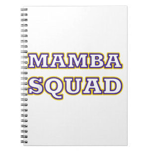 Mamba Squad rolig klänning för ormens älskare Anteckningsbok