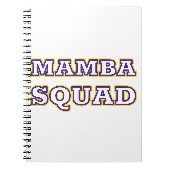 Mamba Squad rolig klänning för ormens älskare Anteckningsbok (Framsidan)