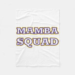 Mamba Squad rolig klänning för ormens älskare Fleecefilt