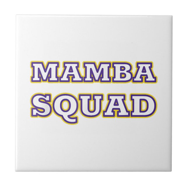 Mamba Squad rolig klänning för ormens älskare Kakelplatta (Framsidan)