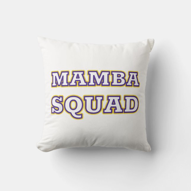 Mamba Squad rolig klänning för ormens älskare Kudde (Framsida)
