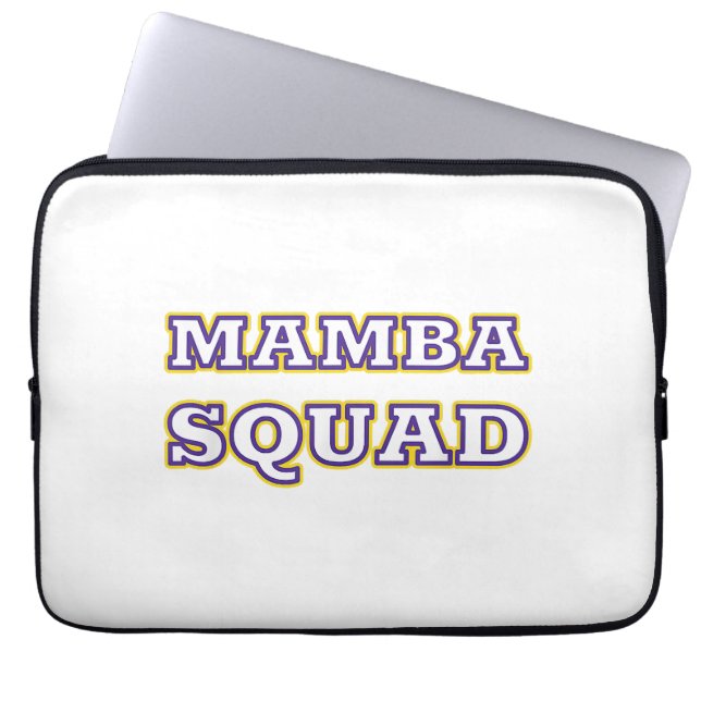 Mamba Squad rolig klänning för ormens älskare Laptop Fodral (Framsidan)