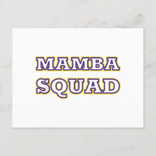 Mamba Squad roligt Clothing för Snake Älskare Helg Vykort