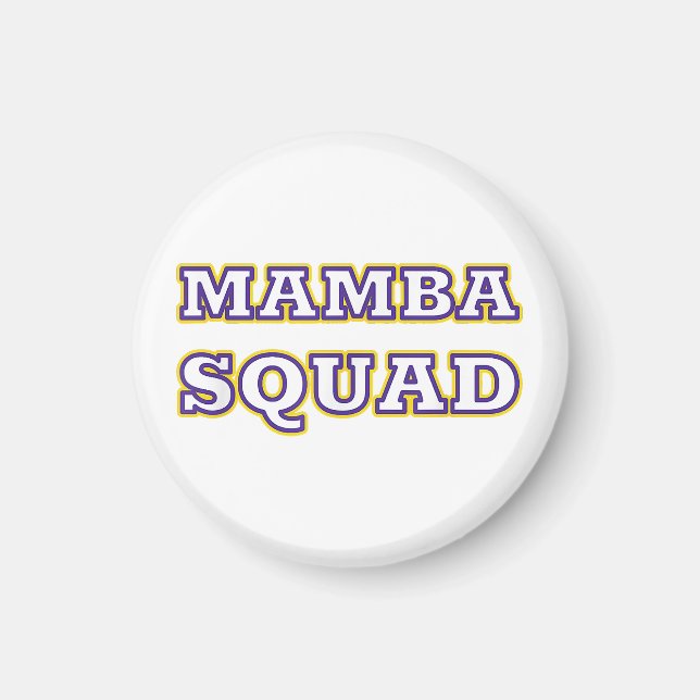 Mamba Squad roligt Clothing för Snake Älskare Magnet (Framsidan)