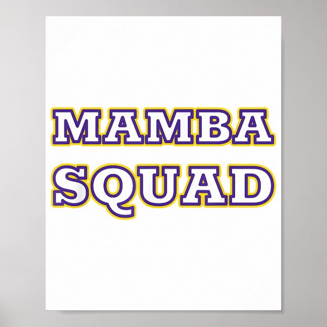 Mamba Squad roligt Clothing för Snake Älskare Poster (Framsidan)