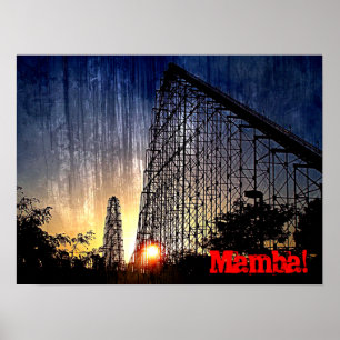 MambaRollercoastervärld av roliga Kansas City Poster