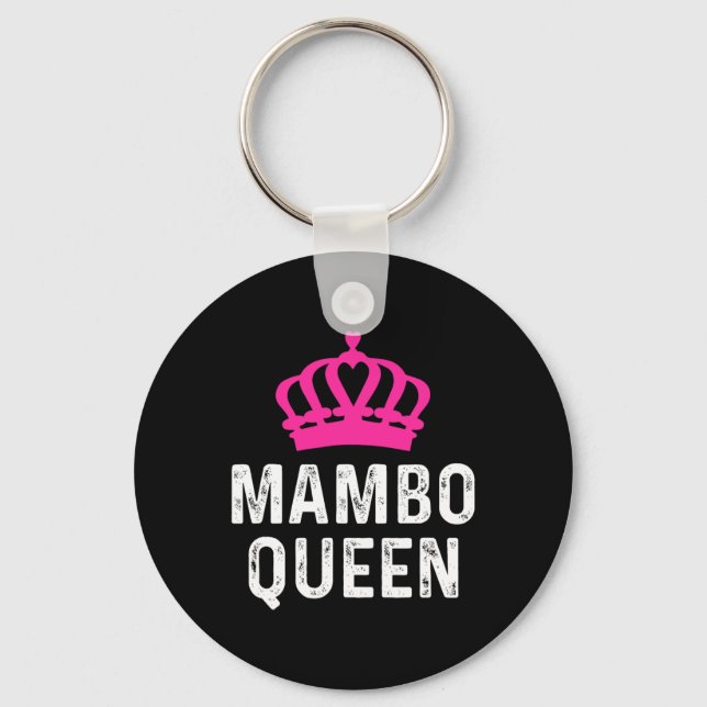 Mambo Queen - Mambo Dancer Dancing Gift for Ballro Nyckelring (Framsida)