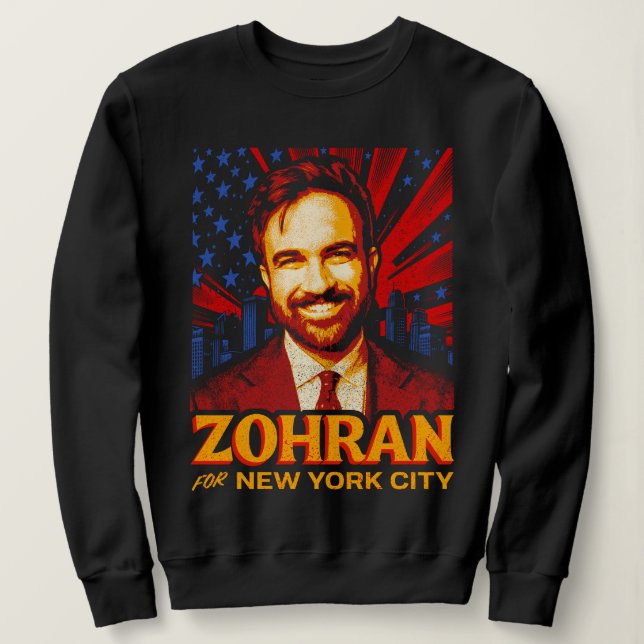 Mamdani för New Yorks borgmästare 2025 T Shirt (Design framsida)