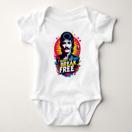 Mameluco I Want to Break Free T Shirt