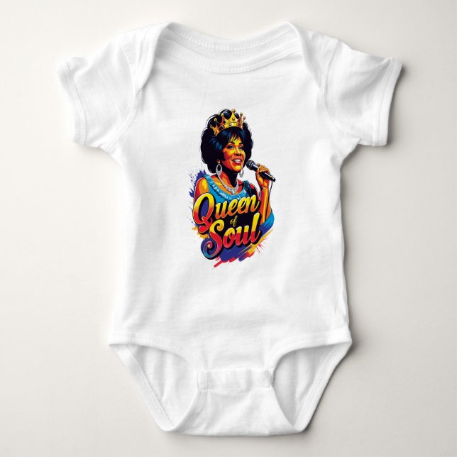 Mameluco Queen of Soul T Shirt (Framsida)