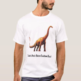 Mamenchisaurus Dino Skapa din egen anpassade text T Shirt