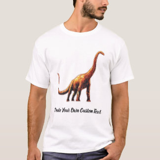 Mamenchisaurus Dino Skapa din egen anpassade text T Shirt