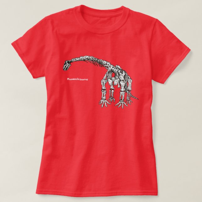 Mamenchisaurus T Shirt (Design framsida)