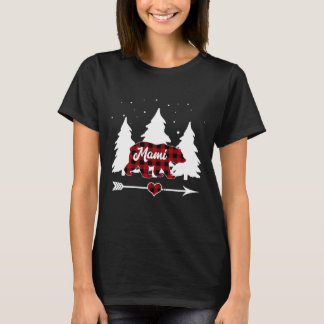 Mami Bear Buffalo Red Play Matching Family T Shirt