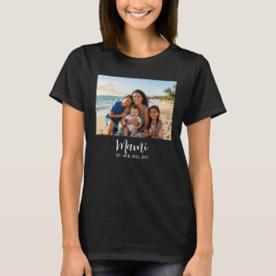 Mami Established Script Foto T Shirt