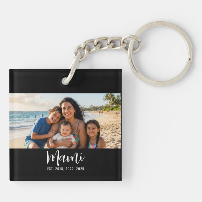 Mami Estalicerad Modern Skript Foto (Baksidan)