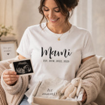 Mami Etablerad Ny Mammas Present T-Shirt