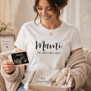 Mami Etablerad Ny Mammas Present T-Shirt