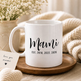 Mami Nytt Mamma-gåva Kaffemugg